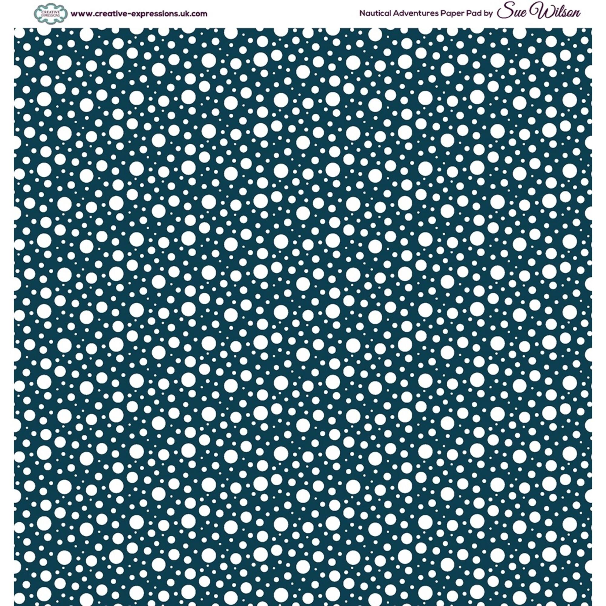 Creative Expressions Single-Sided Paper Pad 8" x 8" 24 ct. Nautical Adventure By Sue Wilson